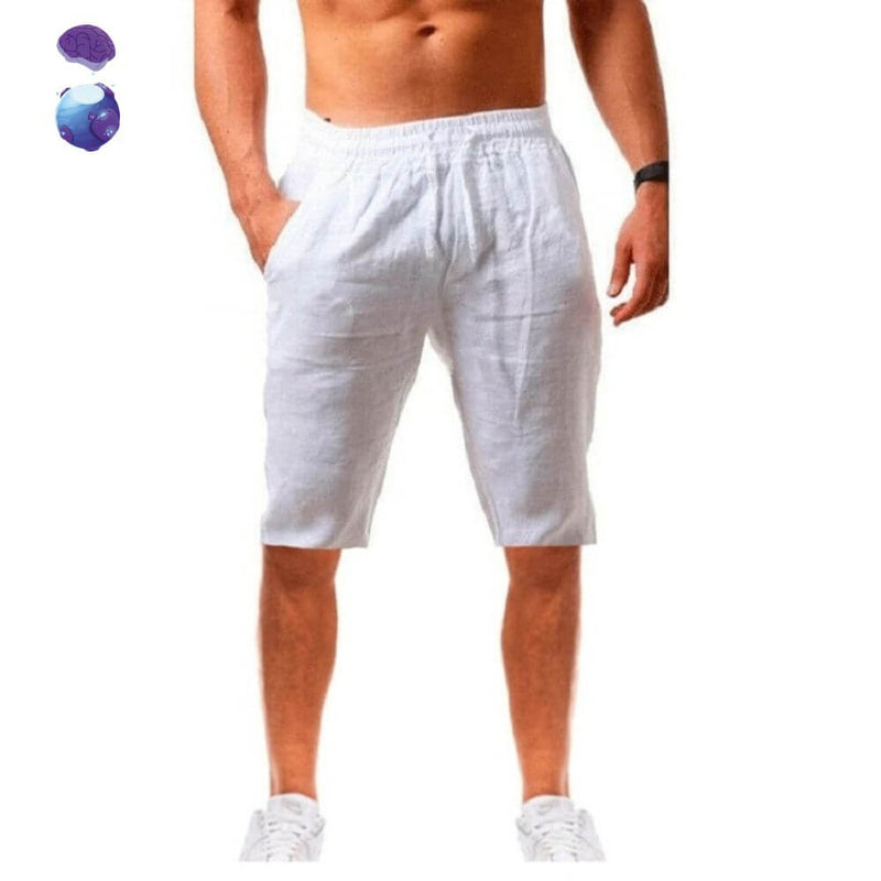 Bermuda Casual em Linho Masculina