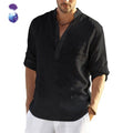 Camisa Casual em Linho Masculina