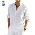 Camisa Casual em Linho Masculina