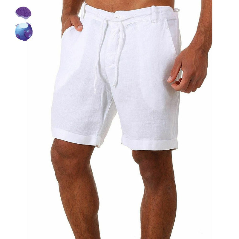 Bermuda Casual Em Linho Masculina 1