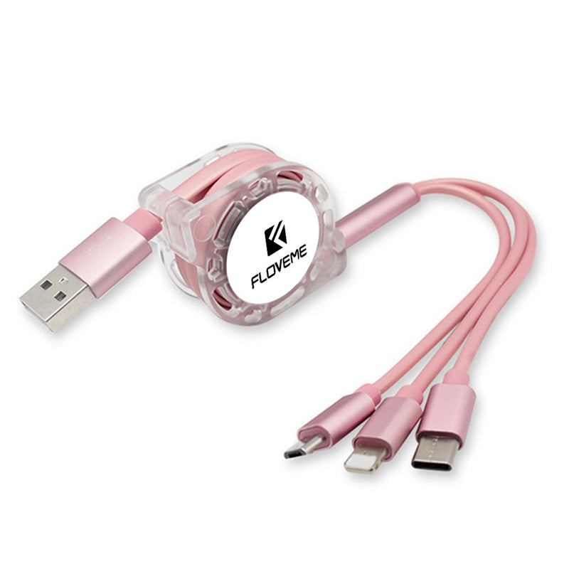 Adaptador 3 em 1 - para iPhone/Android